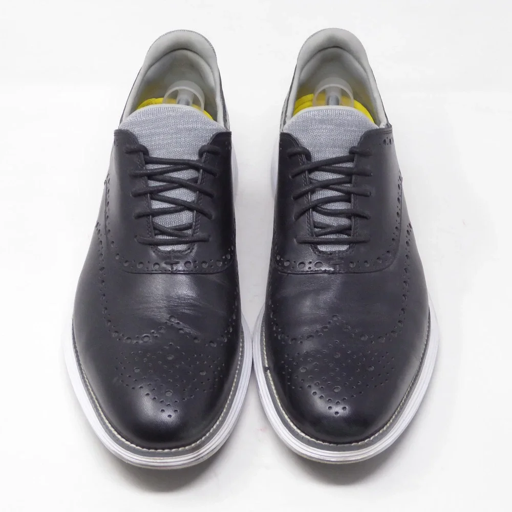 Cole Haan Mens OriginalGrand Ultra Wingtip Oxford Shoes Black C32058 Size 13